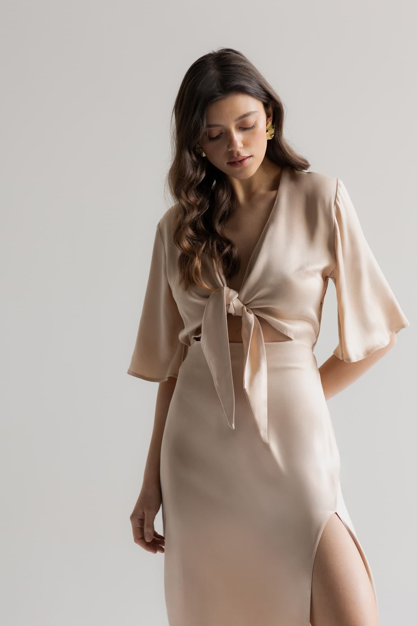 SUKIENKA SKYLAR ECRU