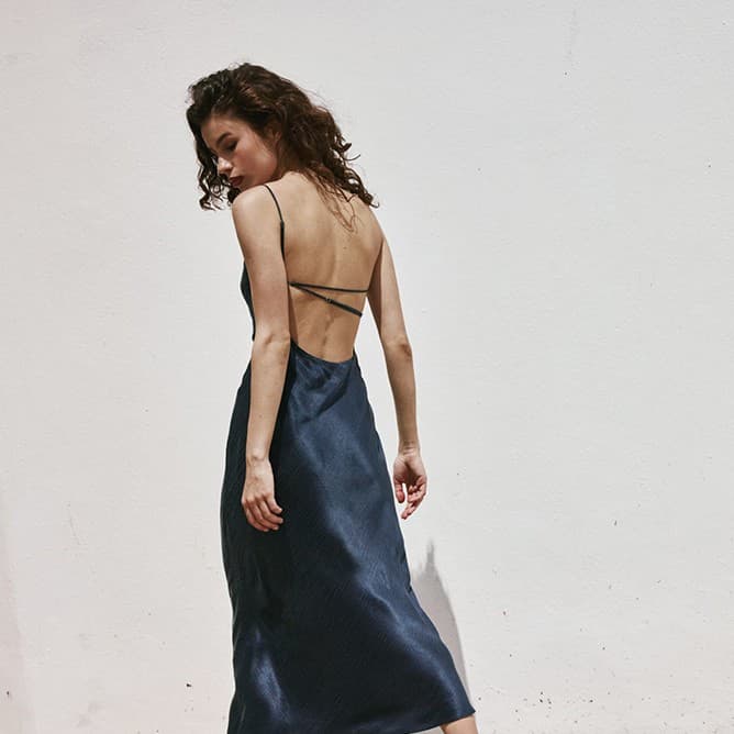 Model showcasing the collection