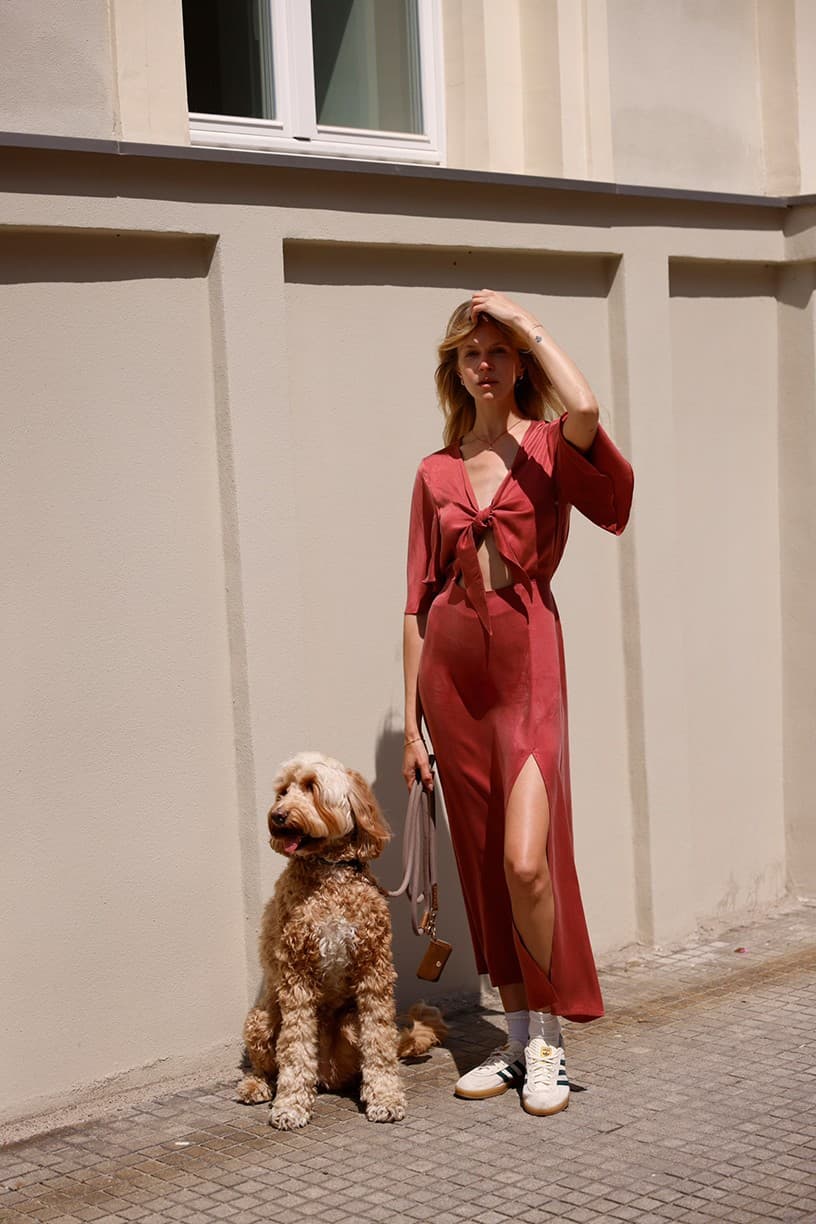 SKYLAR CUPRO DRESS