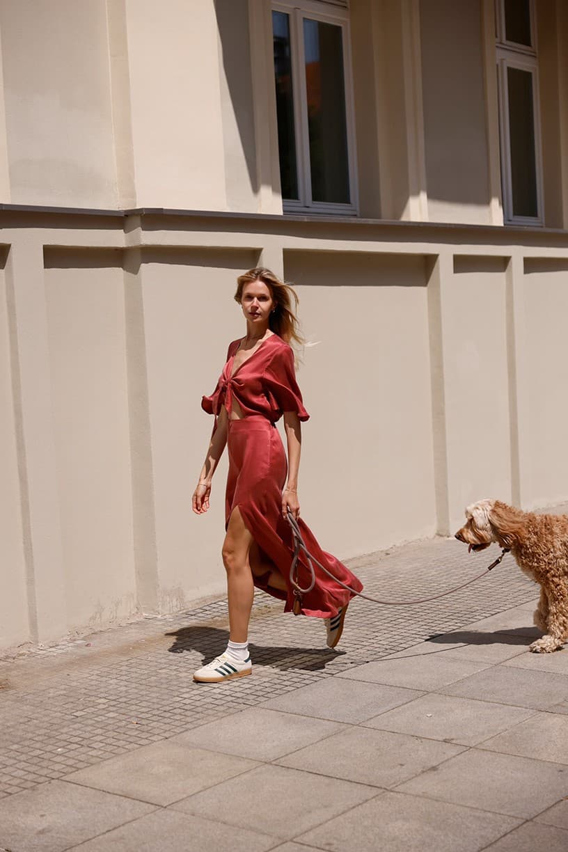 SKYLAR CUPRO DRESS