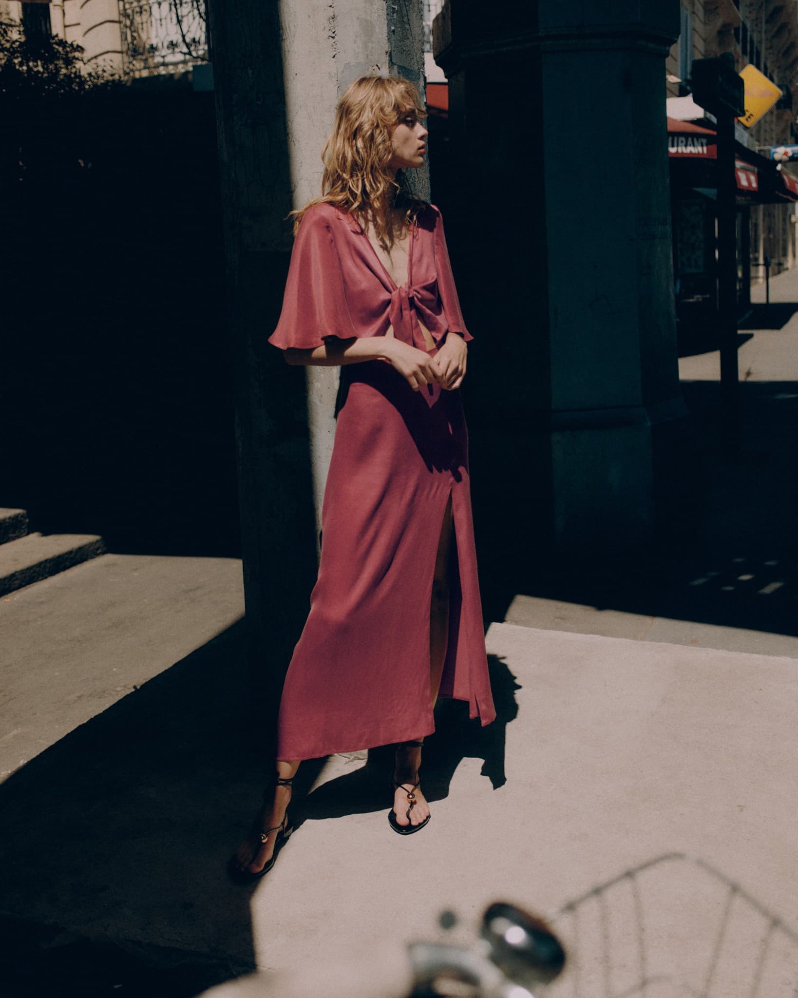 SKYLAR CUPRO DRESS