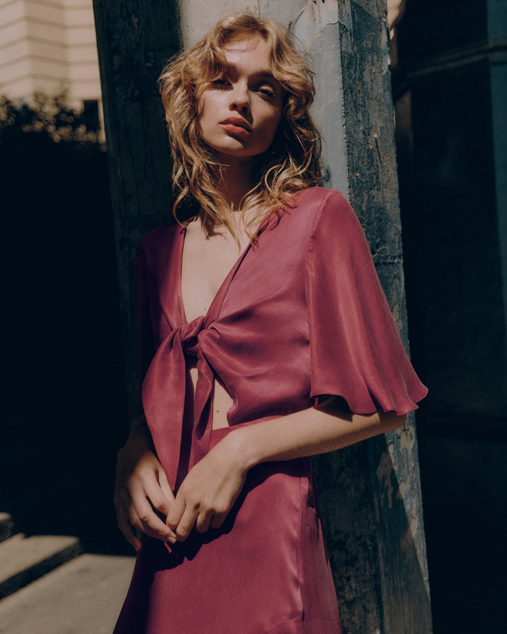 SKYLAR CUPRO DRESS