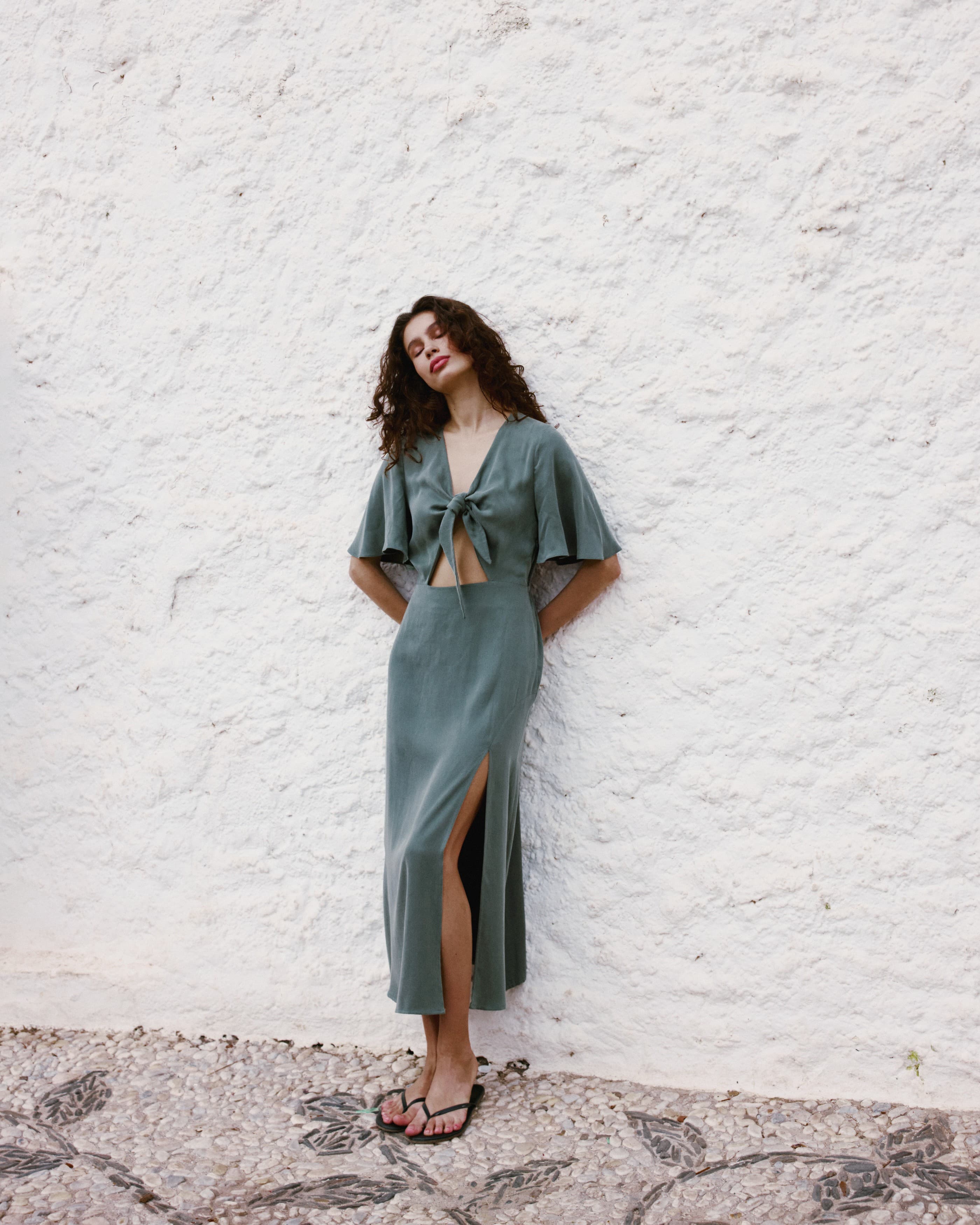 SKYLAR DRESS OLIVE
